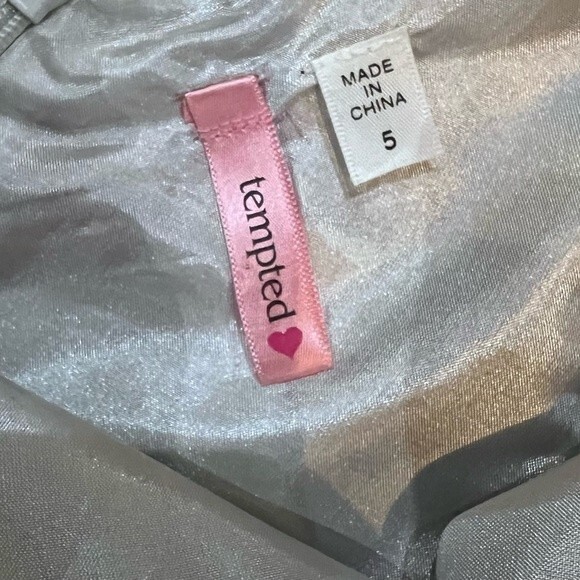 Beautiful sage green tan and brown polka dot cotton dress size 11 - Picture 7 of 8